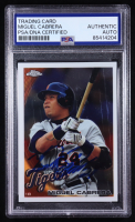 Miguel Cabrera Signed 2010 Topps Chrome #156 (PSA) at PristineAuction.com