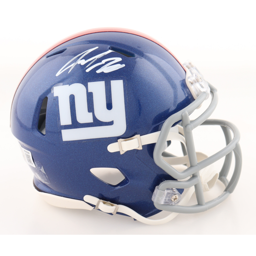 Jeremy Shockey Signed Giants Speed Mini Helmet (Beckett) at PristineAuction.com