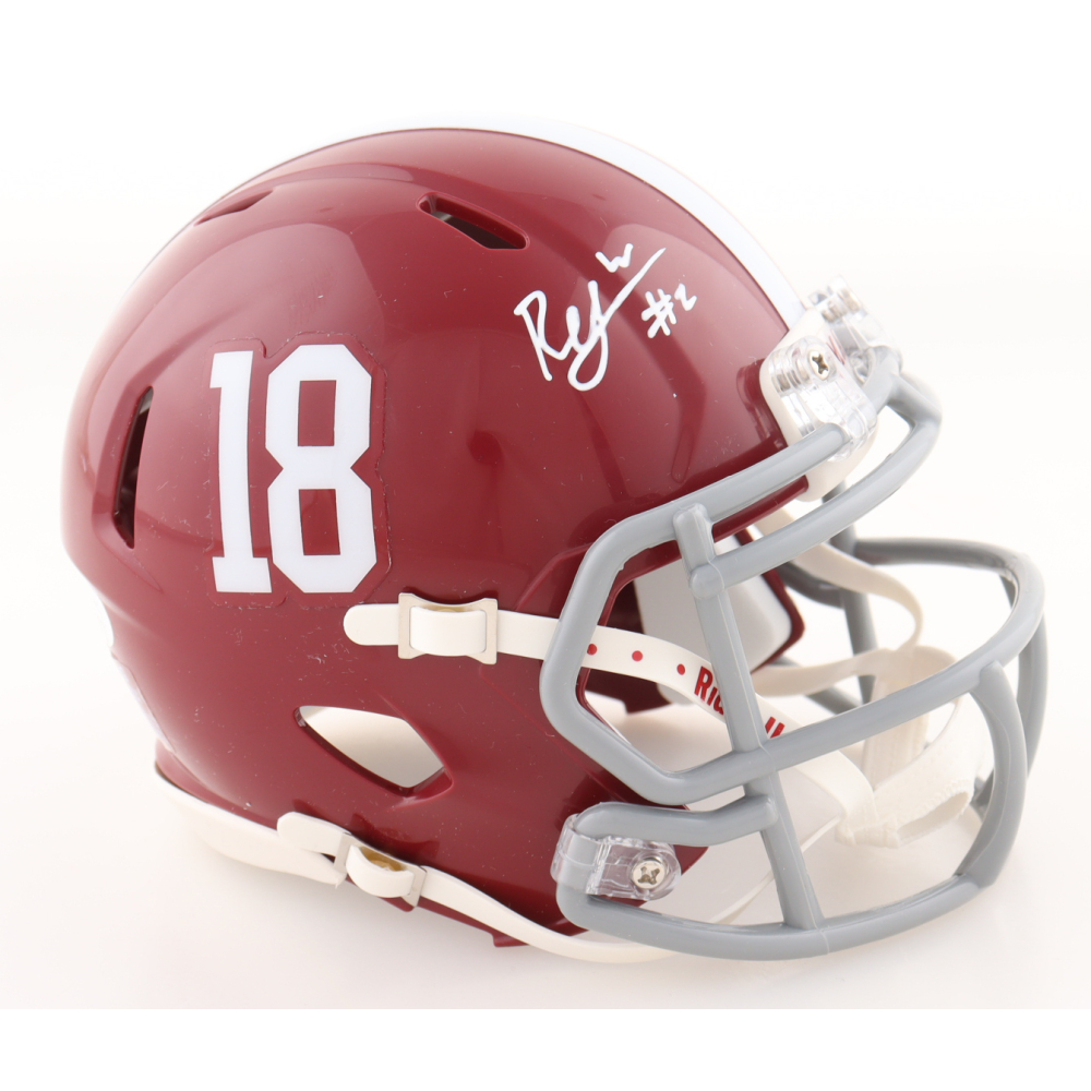 Ryan Williams Signed Alabama Crimson Tide Speed Mini Helmet (JSA) at PristineAuction.com