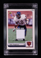 Mike Singletary 2024 Jersey Fusion Game Used Swatch #MS1192 at PristineAuction.com