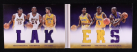 Nick Van Exel / Kobe Bryant / Eddie Jones / Shaquille O'Neal / Metta World Peace / Pau Gasol 2012-13 Panini Preferred Lakers Memorabilia #2 #075/199 at PristineAuction.com