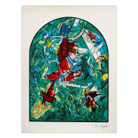 "Gad" LE 27x21 Serigraph on Paper by Marc Chagall (Artova) at PristineAuction.com