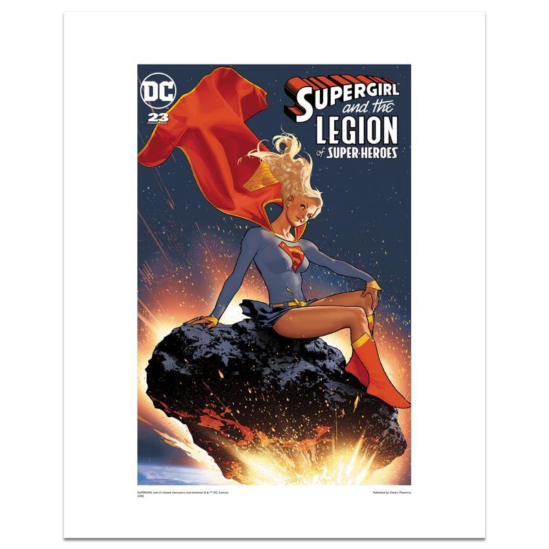 "Supergirl: Legion of Superheroes" LE 16x20 Giclee on Paper by DC Comics (Artova) at PristineAuction.com "Supergirl: Legion of Superheroes" LE 16x20 Giclee on Paper by DC Comics (Artova) at PristineAuction.com