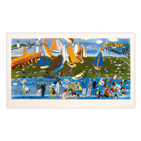 "La Visite De L'escadre Anglaise Au Havre" LE 12x24 Lithograph by Raoul Dufy (Artova) at PristineAuction.com