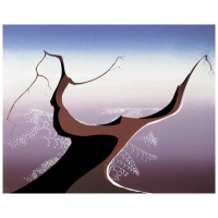 "Desert Tree" LE 8x10 Serigraph by Eyvind Earle (Artova) at PristineAuction.com