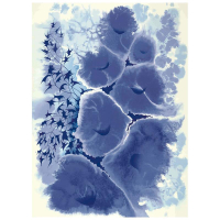 "Mauve Floral" LE 30x22 Serigraph by Eyvind Earle (Artova) at PristineAuction.com