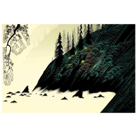"Spruce Redwood and Pine" LE 24x36 Serigraph by Eyvind Earle (Artova) at PristineAuction.com