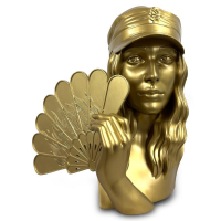 "Fan the Flames" LE Epoxy Resin Sculpture by Shepard Fairey (Artova) at PristineAuction.com