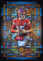 Patrick Mahomes II 2025 Panini Mosaic Stained Glass Oversized #13 at PristineAuction.com