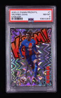 Wilfried Zaha 2020-21 Panini Prizm English Premier League Kaboom #7 (PSA 8) at PristineAuction.com