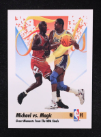 Michael Jordan / Magic Johnson 1991-92 SkyBox FIN #333 at PristineAuction.com
