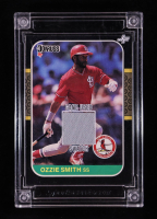 Ozzie Smith 2024 Jersey Fusion Game Used Swatch #OS94 at PristineAuction.com