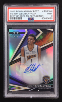 Victor Wembanyama 2022 Bowman University's Best of 2022 Refractor Auto #BOA-VW RC (PSA 9) at PristineAuction.com