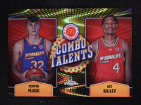 Ace Bailey / Cooper Flagg 2024 Topps Chrome McDonald's All American Combo Talents Gold Refractors #COTCOF #46/50 RC at PristineAuction.com