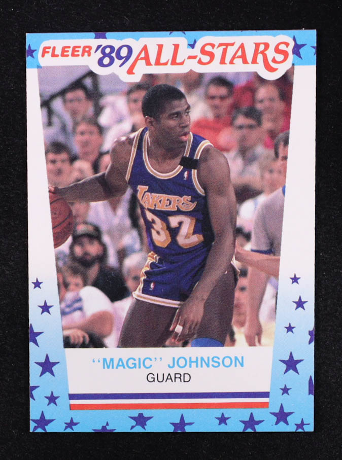 Magic Johnson 1989-90 Fleer Stickers #5 at PristineAuction.com Magic Johnson 1989-90 Fleer Stickers #5 at PristineAuction.com