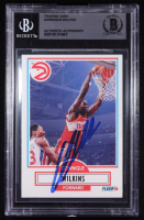 Dominique Wilkins Signed 1990-91 Fleer #6 (BGS) at PristineAuction.com