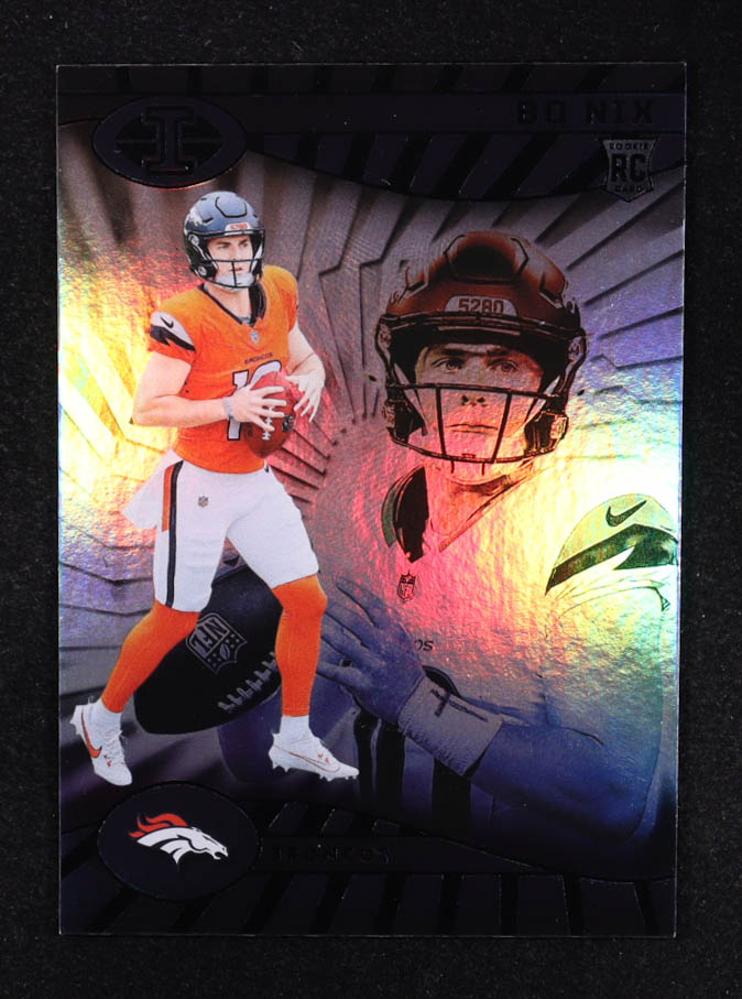 Bo Nix 2024 Panini Illusions #22 RC at PristineAuction.com Bo Nix 2024 Panini Illusions #22 RC at PristineAuction.com