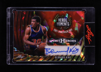 Bernard King 2026 Leaf Sports Heroes Heroic Moments Autographs Crystal Red #HMBK1 #1/1 at PristineAuction.com