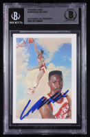 Dominique Wilkins Signed 1990-91 Hoops #355 (BGS) at PristineAuction.com