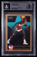 Dominique Wilkins Signed 1990-91 SkyBox #11 (BGS) at PristineAuction.com