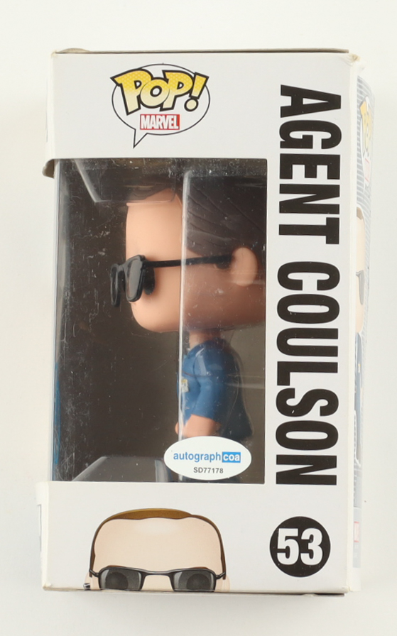 Clark Gregg Signed "Agents of S.H.I.E.L.D" #53 Agent Coulson Funko Pop! Vinyl Figure (ACOA) at PristineAuction.com Clark Gregg Signed "Agents of S.H.I.E.L.D" #53 Agent Coulson Funko Pop! Vinyl Figure (ACOA) at PristineAuction.com