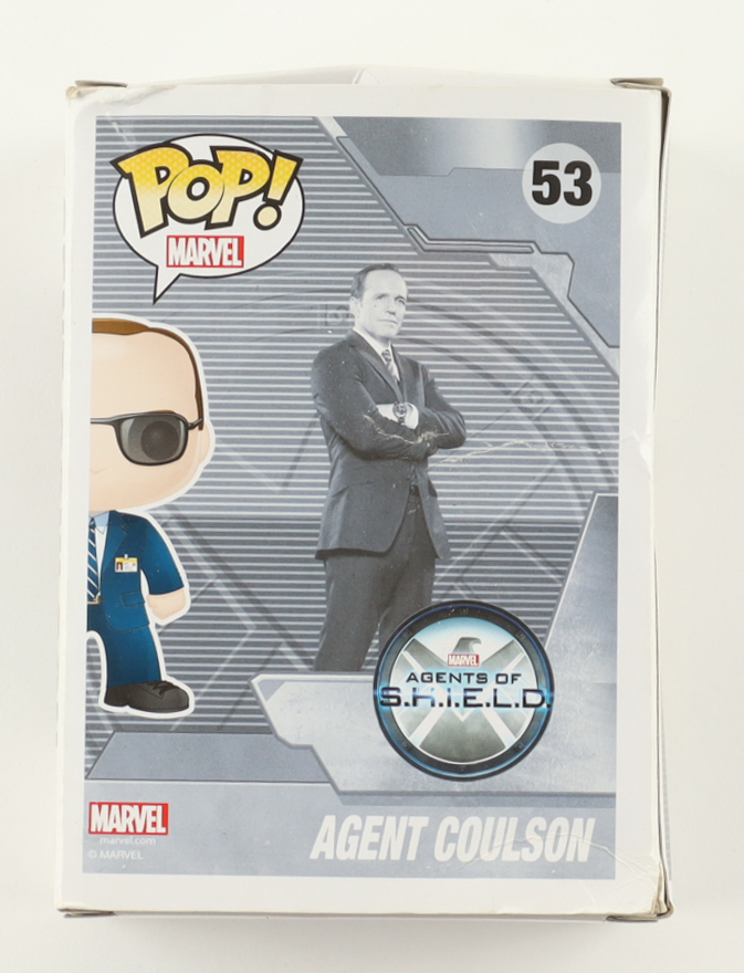 Clark Gregg Signed "Agents of S.H.I.E.L.D" #53 Agent Coulson Funko Pop! Vinyl Figure (ACOA) at PristineAuction.com Clark Gregg Signed "Agents of S.H.I.E.L.D" #53 Agent Coulson Funko Pop! Vinyl Figure (ACOA) at PristineAuction.com