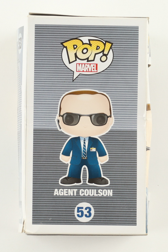 Clark Gregg Signed "Agents of S.H.I.E.L.D" #53 Agent Coulson Funko Pop! Vinyl Figure (ACOA) at PristineAuction.com Clark Gregg Signed "Agents of S.H.I.E.L.D" #53 Agent Coulson Funko Pop! Vinyl Figure (ACOA) at PristineAuction.com