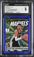 Victor Wembanyama 2024-25 Panini Donruss Net Marvels International Blue Stars #21 (CGC 9) at PristineAuction.com