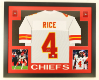 Rashee Rice Signed Custom Framed Jersey Display (JSA) at PristineAuction.com