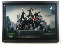 Lebron James Signed Custom Framed Photo Display (UDA & Beckett & PSA) at PristineAuction.com