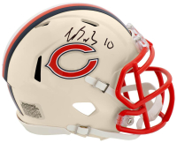 Luther Burden III Signed Bears Retro Alternate Speed Mini Helmet (Schwartz) at PristineAuction.com