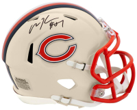 Olin Kreutz Signed Bears Retro Alternate Speed Mini Helmet (Schwartz) at PristineAuction.com