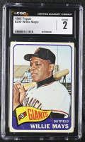 Willie Mays 1965 Topps #250 (CGC 2) at PristineAuction.com