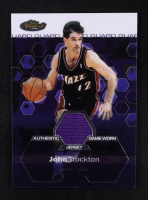 John Stockton 2002-03 Finest JSY #143 #034/999 at PristineAuction.com