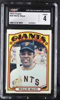 Willie Mays 1972 Topps #49 (CGC 4) at PristineAuction.com