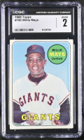 Willie Mays 1969 Topps #190 (CGC 2) at PristineAuction.com