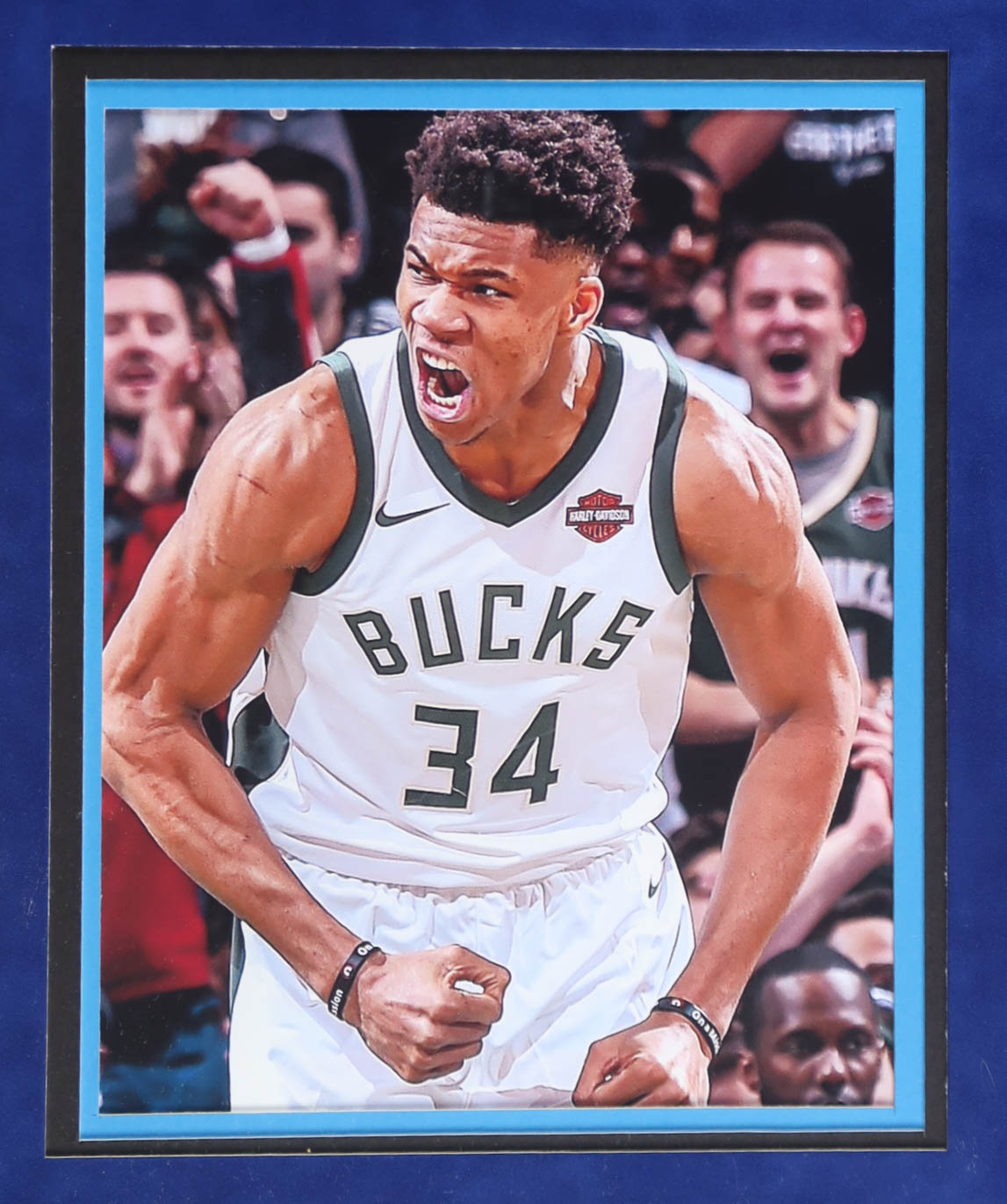 Giannis Antetokounmpo Signed Custom Framed Jersey with LED Display & (2) Photos & (2) (PSA) Graded Sports Cards (JSA & Antetokounmpo) at PristineAuction.com Giannis Antetokounmpo Signed Custom Framed Jersey with LED Display & (2) Photos & (2) (PSA) Graded Sports Cards (JSA & Antetokounmpo) at PristineAuction.com