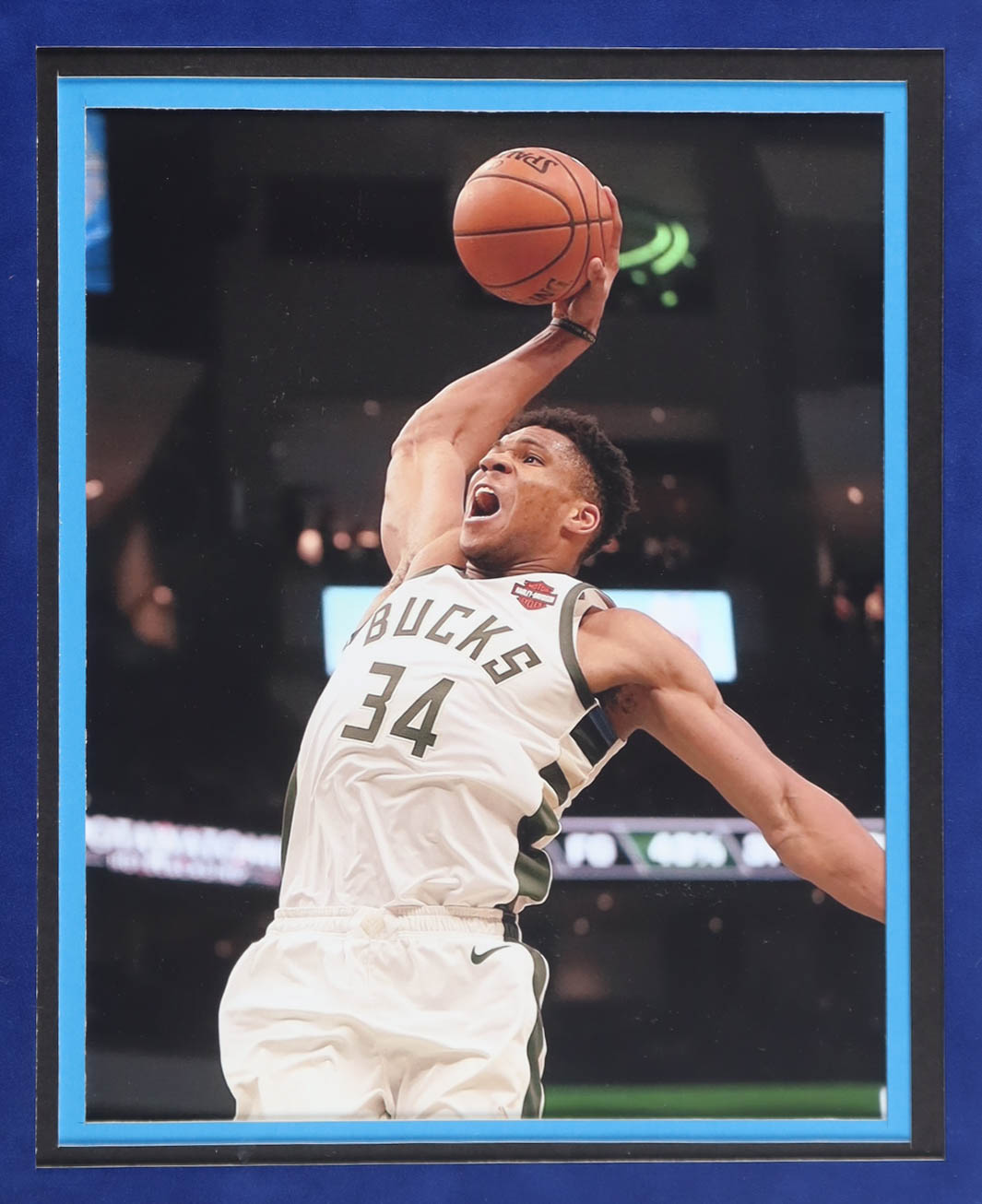 Giannis Antetokounmpo Signed Custom Framed Jersey with LED Display & (2) Photos & (2) (PSA) Graded Sports Cards (JSA & Antetokounmpo) at PristineAuction.com Giannis Antetokounmpo Signed Custom Framed Jersey with LED Display & (2) Photos & (2) (PSA) Graded Sports Cards (JSA & Antetokounmpo) at PristineAuction.com