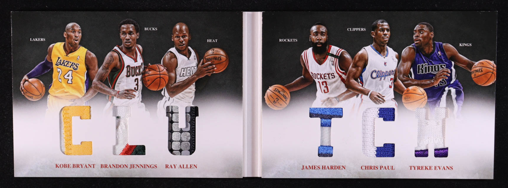 Kobe Bryant / Chris Paul / Ray Allen / James Harden / Brandon Jennings / Tyreke Evans 2012-13 Panini Preferred Clutch Memorabilia Prime #2 #17/25 at PristineAuction.com Kobe Bryant / Chris Paul / Ray Allen / James Harden / Brandon Jennings / Tyreke Evans 2012-13 Panini Preferred Clutch Memorabilia Prime #2 #17/25 at PristineAuction.com