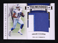Amari Cooper 2020 Panini National Treasures Tremendous Treasures Materials Prime #4 #22/25 at PristineAuction.com