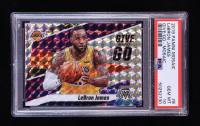 LeBron James 2019-20 Panini Mosaic Give and Go Mosaic #8 (PSA 10) at PristineAuction.com