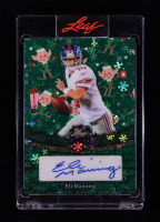 Eli Manning 2025 Leaf Metal Happy Holidays Autographs Snowflake Green #BAEM2 #4/5 at PristineAuction.com