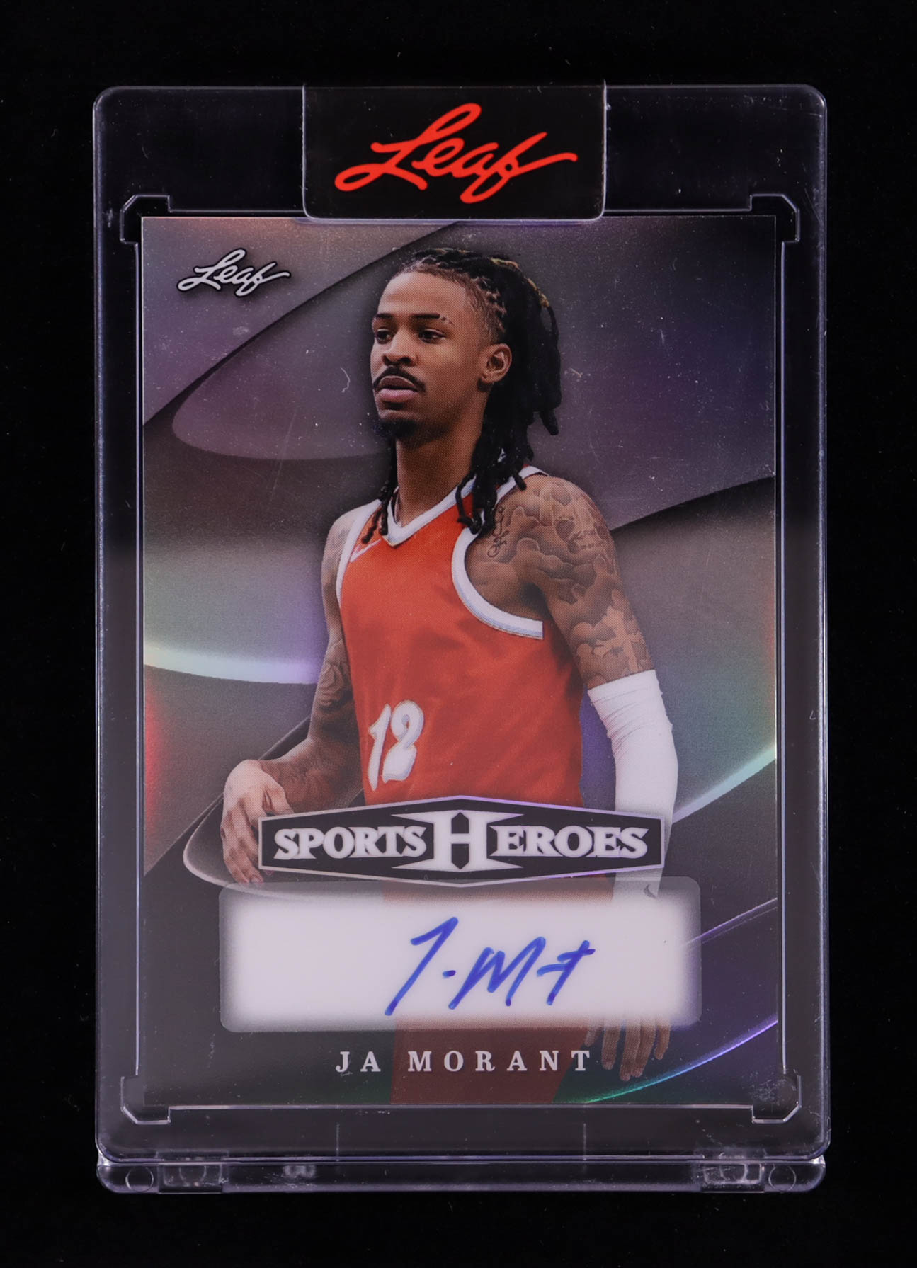 Ja Morant 2026 Leaf Sports Heroes Autographs Prismatic Black #BAJM1 #1/9 at PristineAuction.com Ja Morant 2026 Leaf Sports Heroes Autographs Prismatic Black #BAJM1 #1/9 at PristineAuction.com