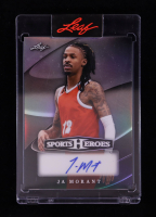 Ja Morant 2026 Leaf Sports Heroes Autographs Prismatic Black #BAJM1 #1/9 at PristineAuction.com