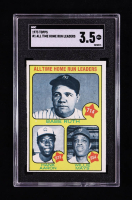 Babe Ruth / Hank Aaron / Willie Mays 1973 Topps #1 / All-Time Home Run Leaders (SGC 3.5) at PristineAuction.com