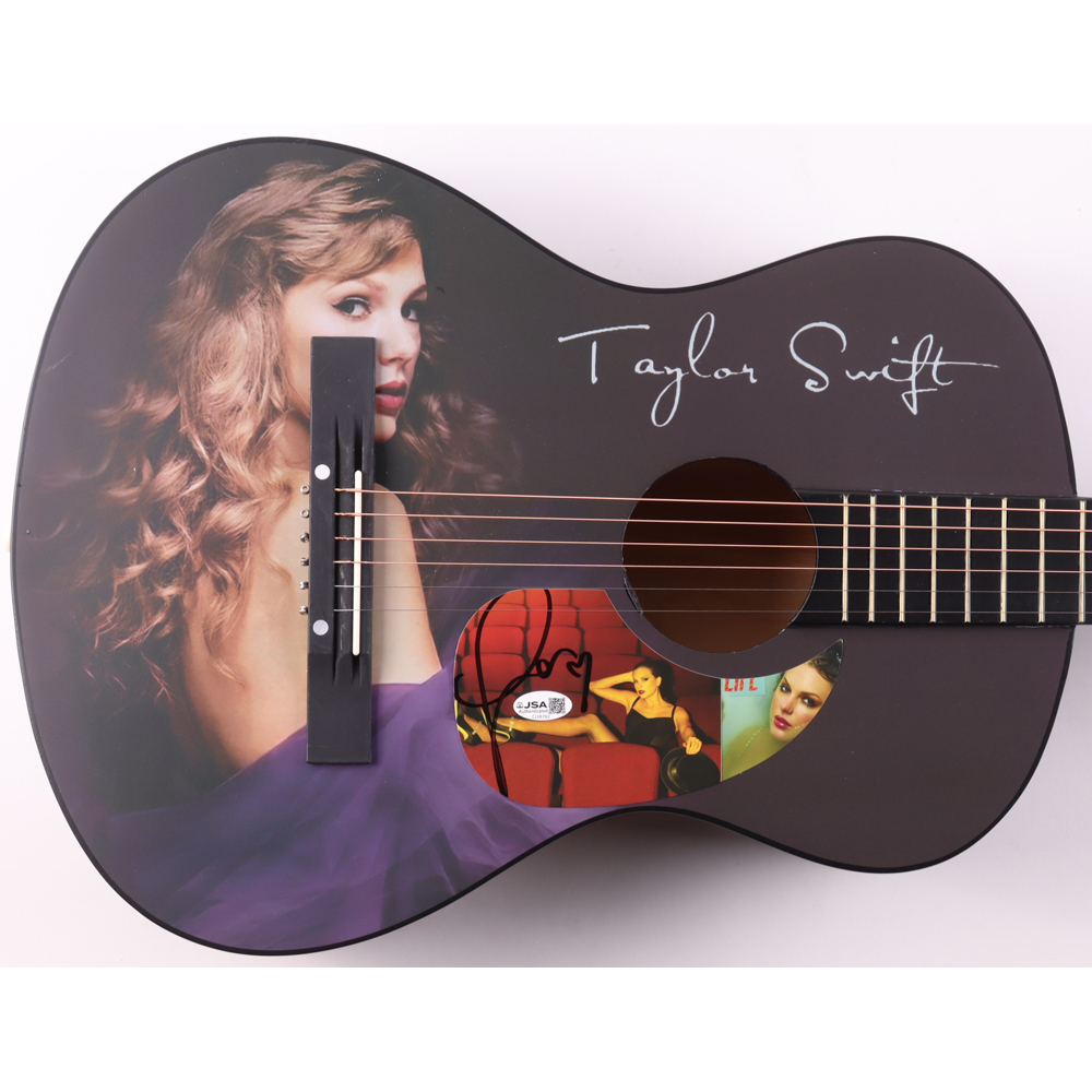 Taylor Swift Guitar with Signed Custom Insert Pickguard (JSA) at PristineAuction.com
