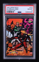 Larry Bird / Michael Jordan 1992-93 Upper Deck Fanimation #510 (PSA 8) at PristineAuction.com