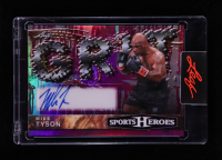 Mike Tyson 2026 Leaf Sports Heroes Grit Autographs Prismatic Pink #GMT1 #1/4 at PristineAuction.com