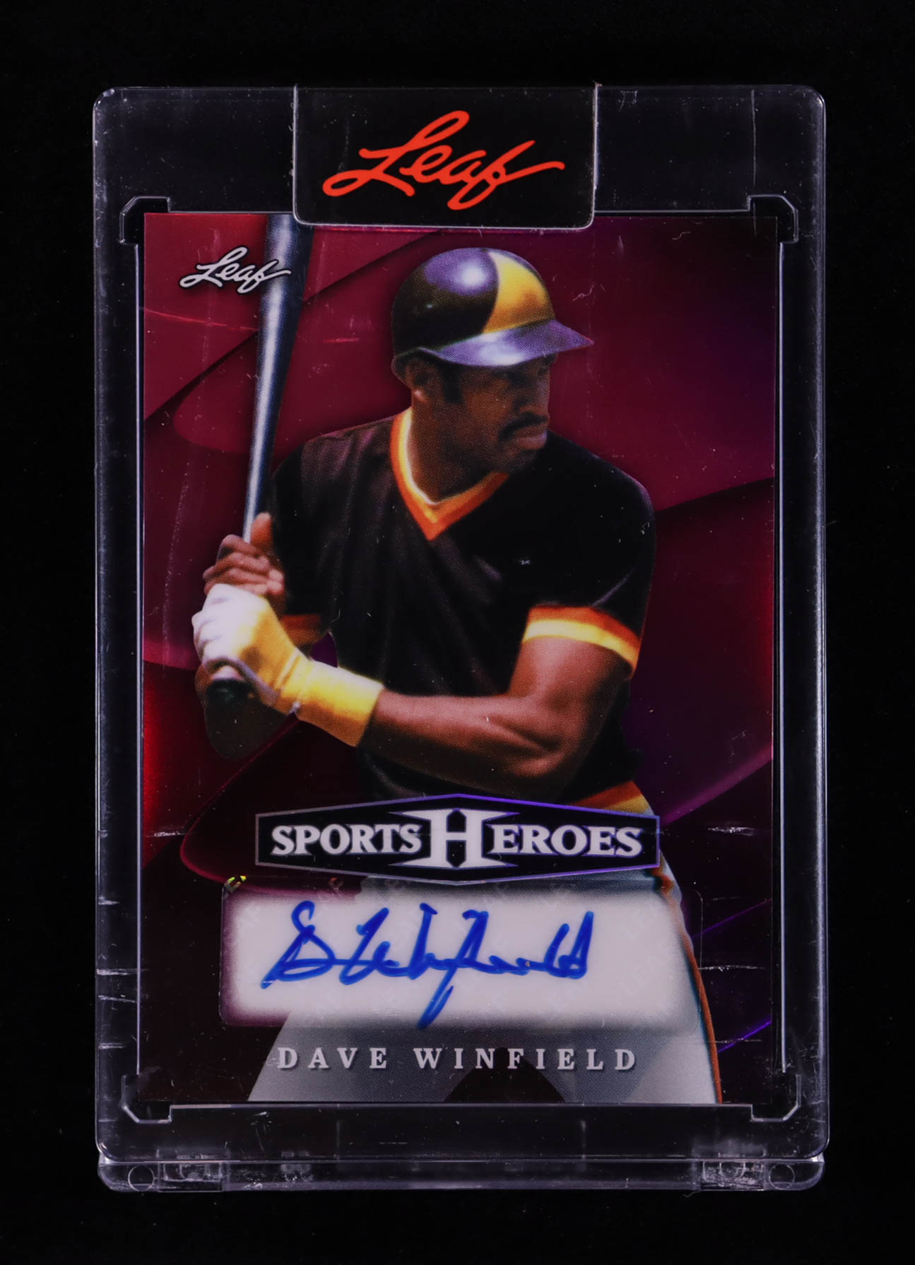 Dave Winfield 2026 Leaf Sports Heroes Autographs Prismatic Pink #BADW1 #2/4 at PristineAuction.com Dave Winfield 2026 Leaf Sports Heroes Autographs Prismatic Pink #BADW1 #2/4 at PristineAuction.com