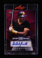 Dave Winfield 2026 Leaf Sports Heroes Autographs Prismatic Pink #BADW1 #2/4 at PristineAuction.com